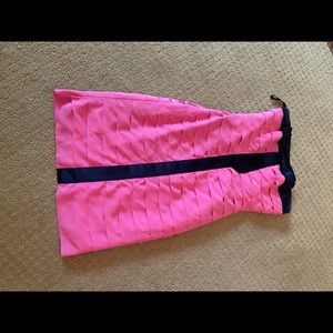 Betsey Johnson pink and black mini dress